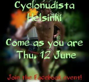 Cyclonudista Helsinki 12 june